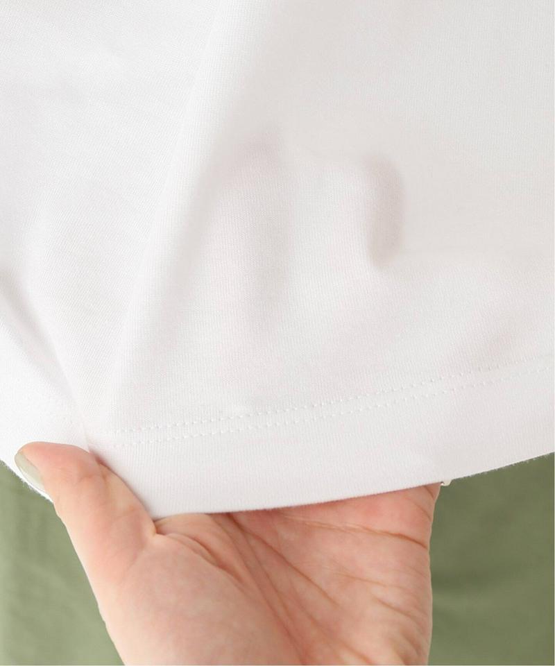 【DIMA LEU/ディマレウ】 WHITE-TEE SLEEVE RED：Tシャツ（JOURNAL STANDARD relu