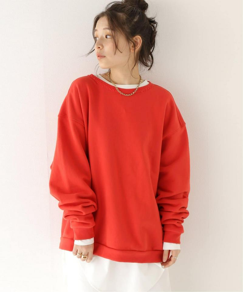 【YSTRDY’S TMRRW/イエスタディトゥモロー】 BAGGY CREW TOP：スウェット