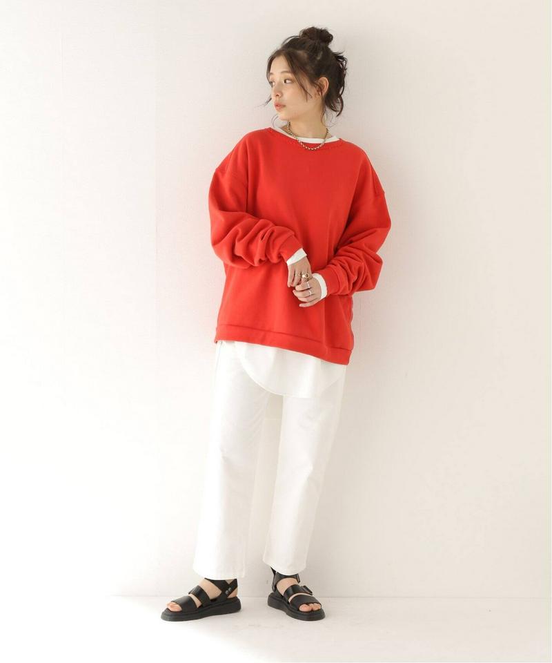 【YSTRDY’S TMRRW/イエスタディトゥモロー】 BAGGY CREW TOP：スウェット