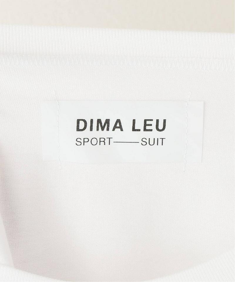 【DIMA LEU/ディマレウ】WHITE-TEE GREEN CIRCLE：Tシャツ（JOURNAL STANDARD rel