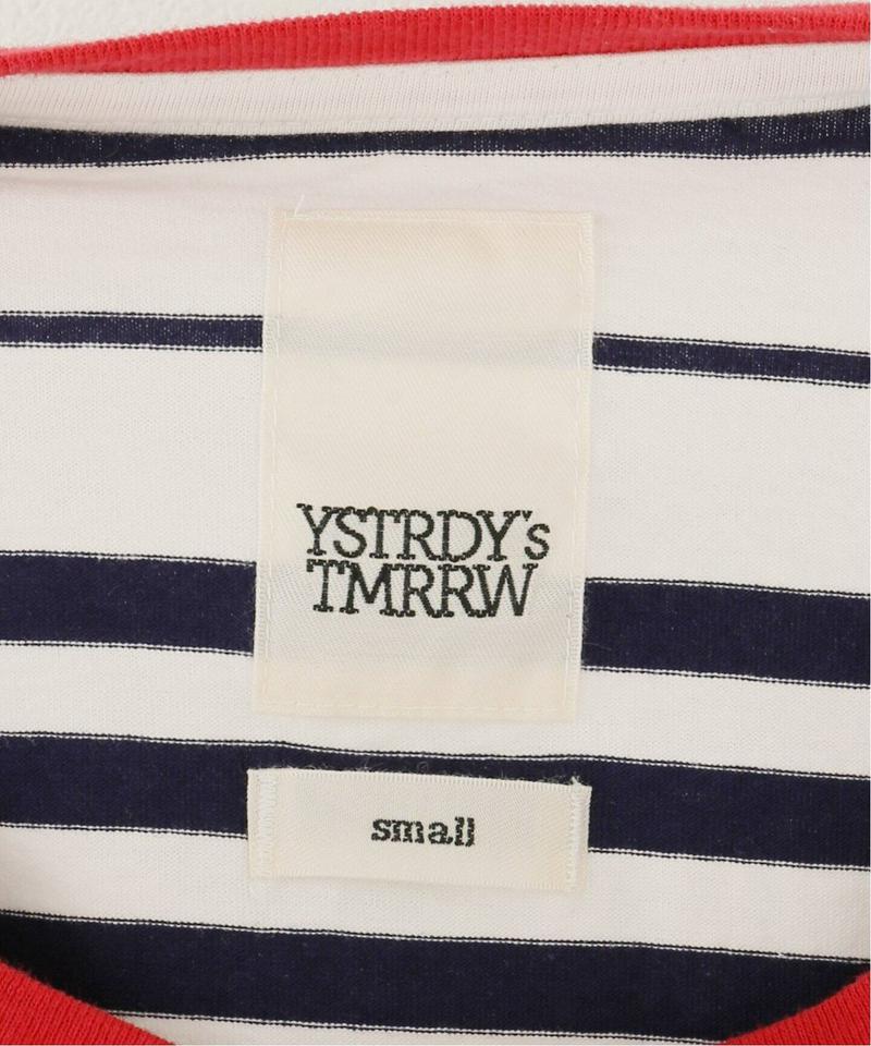 【YSTRDY’S TMRRW/イエスタディトゥモロー】BORDER BAGGY TEE LS：Tシャツ◆（JOURNAL ST