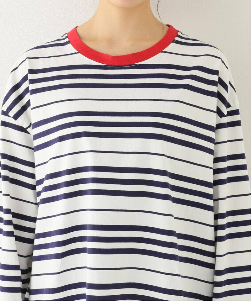 【YSTRDY’S TMRRW/イエスタディトゥモロー】BORDER BAGGY TEE LS：Tシャツ◆（JOURNAL ST
