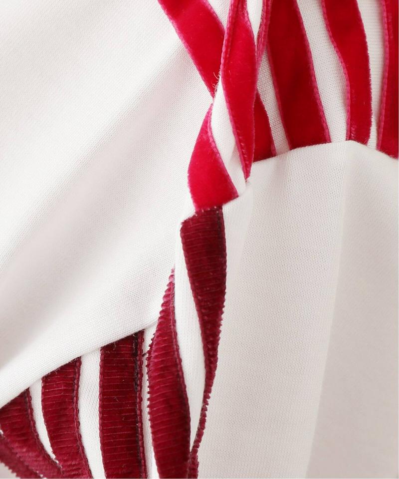 【DIMA LEU/ディマレウ】WHITE-TEE RED TONE：Tシャツ（JOURNAL STANDARD relume）