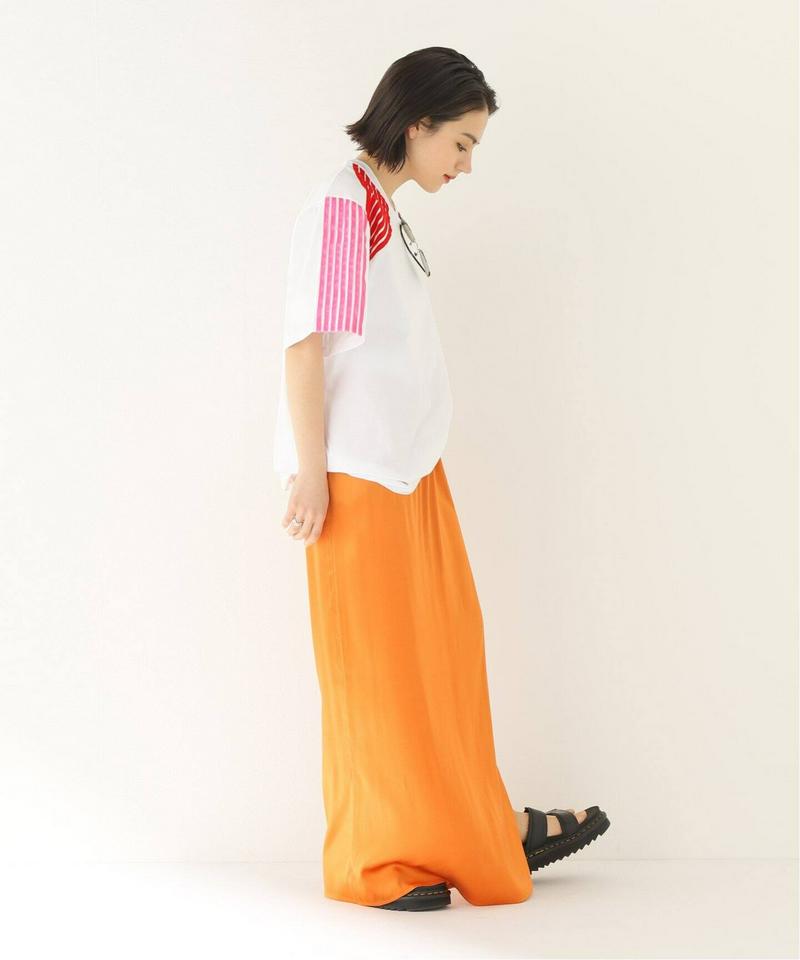 【DIMA LEU/ディマレウ】WHITE-TEE RED TONE：Tシャツ（JOURNAL STANDARD relume）