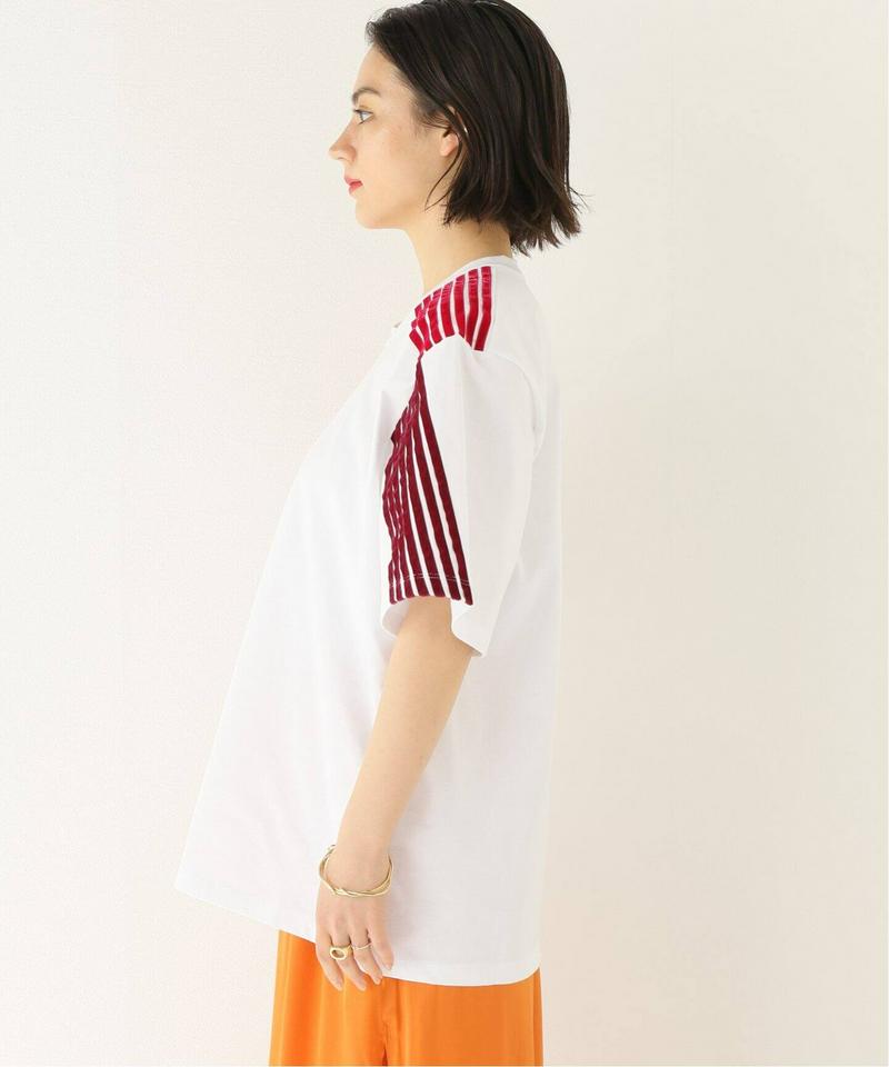 【DIMA LEU/ディマレウ】WHITE-TEE RED TONE：Tシャツ（JOURNAL STANDARD relume）