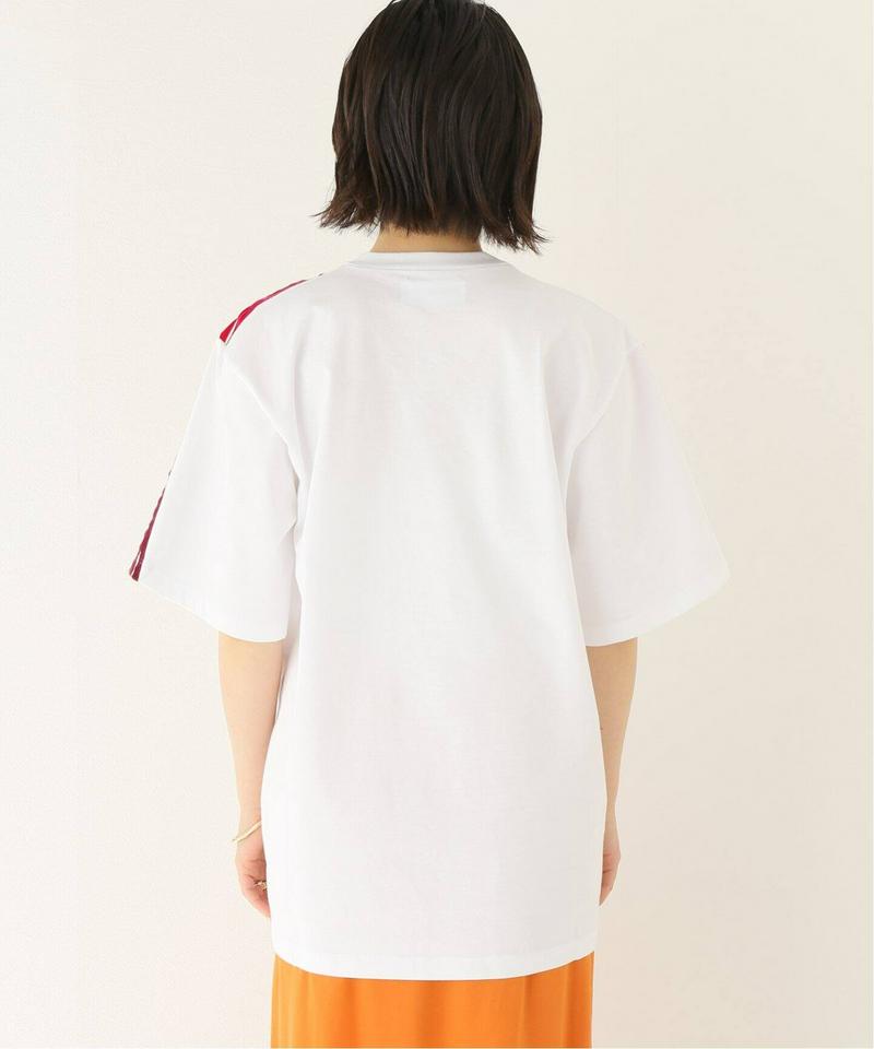 【DIMA LEU/ディマレウ】WHITE-TEE RED TONE：Tシャツ（JOURNAL STANDARD relume）