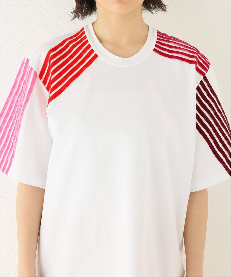 【DIMA LEU/ディマレウ】WHITE-TEE RED TONE：Tシャツ（JOURNAL STANDARD relume）