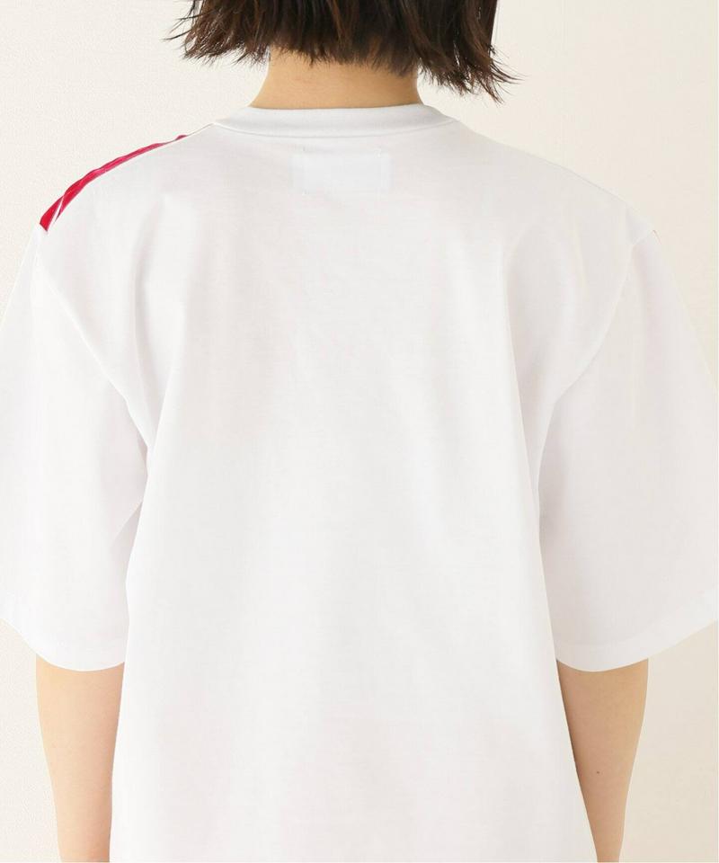 【DIMA LEU/ディマレウ】WHITE-TEE RED TONE：Tシャツ（JOURNAL STANDARD relume）
