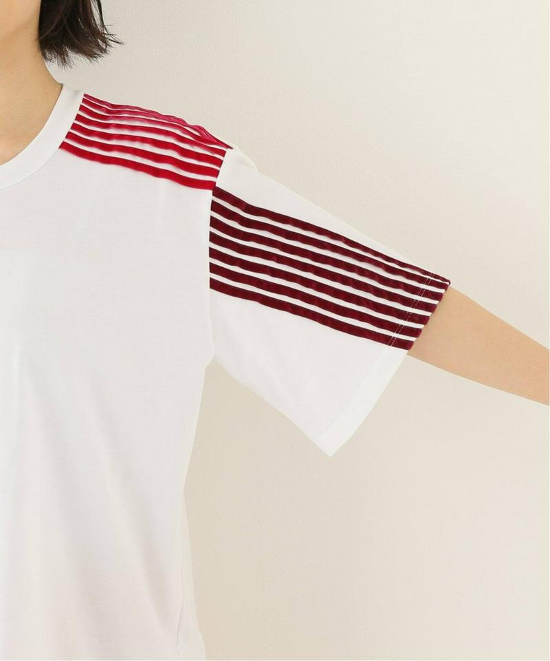【DIMA LEU/ディマレウ】WHITE-TEE RED TONE：Tシャツ（JOURNAL STANDARD relume）