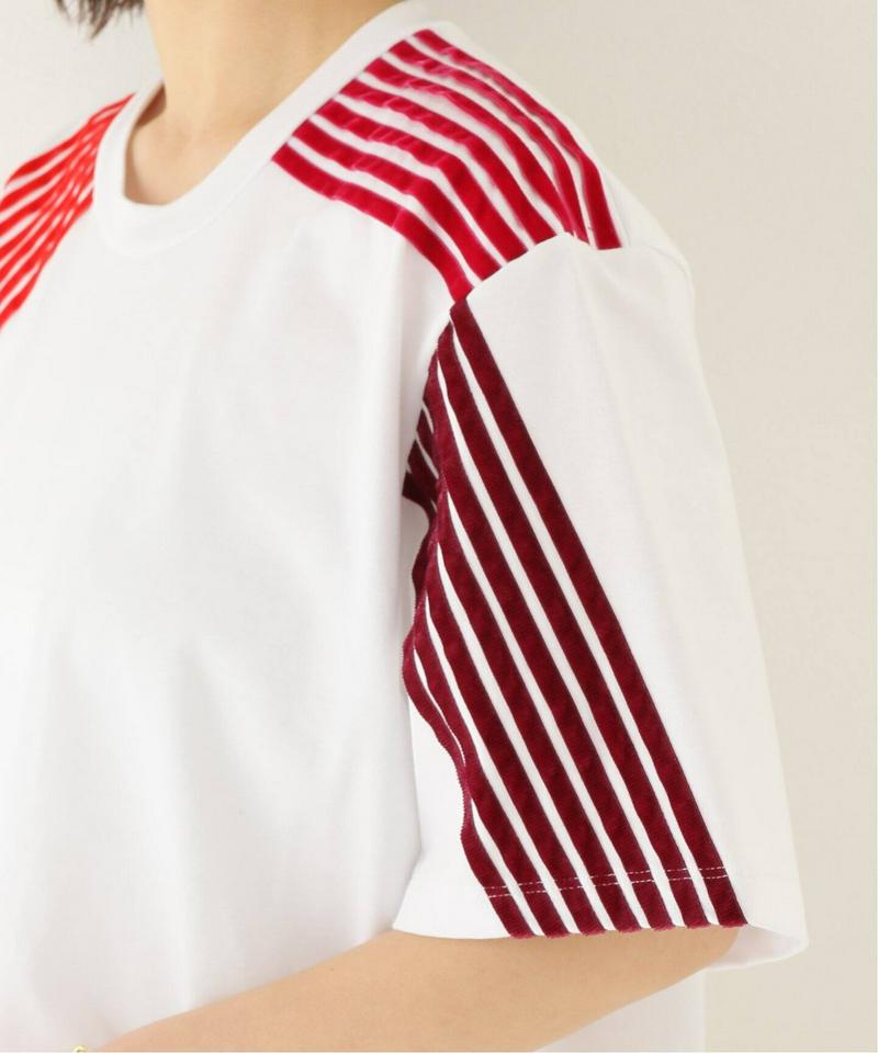 【DIMA LEU/ディマレウ】WHITE-TEE RED TONE：Tシャツ（JOURNAL STANDARD relume）