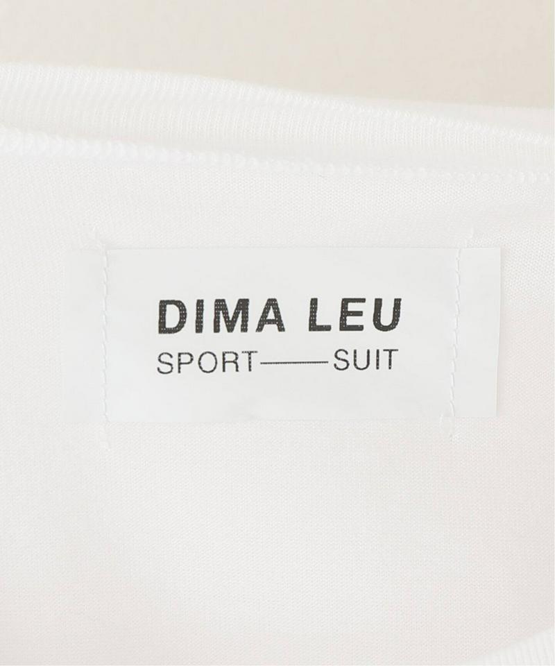 【DIMA LEU/ディマレウ】 WHITE-TEE GREEN TONE：Tシャツ（JOURNAL STANDARD relu