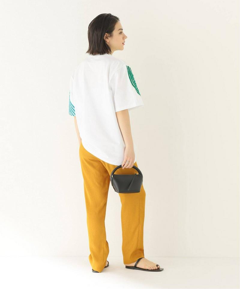 【DIMA LEU/ディマレウ】 WHITE-TEE GREEN TONE：Tシャツ（JOURNAL STANDARD relu