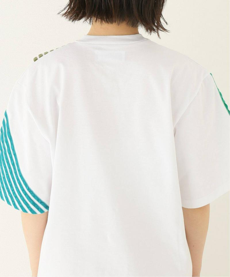 【DIMA LEU/ディマレウ】 WHITE-TEE GREEN TONE：Tシャツ（JOURNAL STANDARD relu