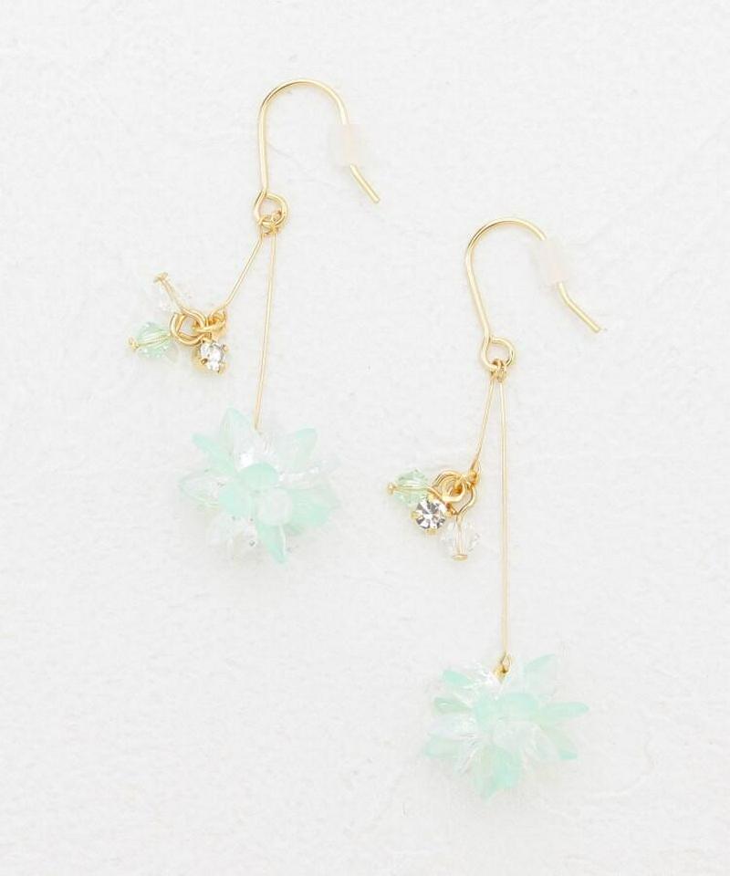くす玉ビジューピアス