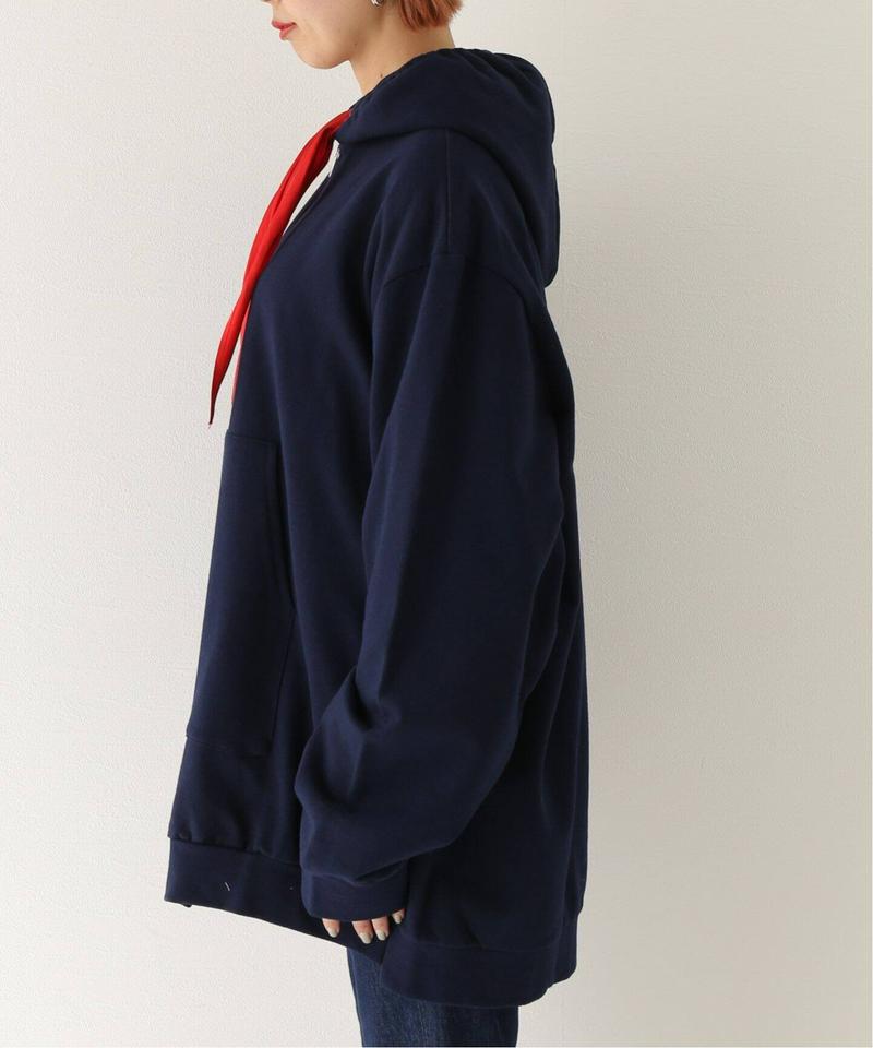 【CAMIEL FORTGENS / カミエル・フォートヘンス】Zip scarf Hoodie：フーディ