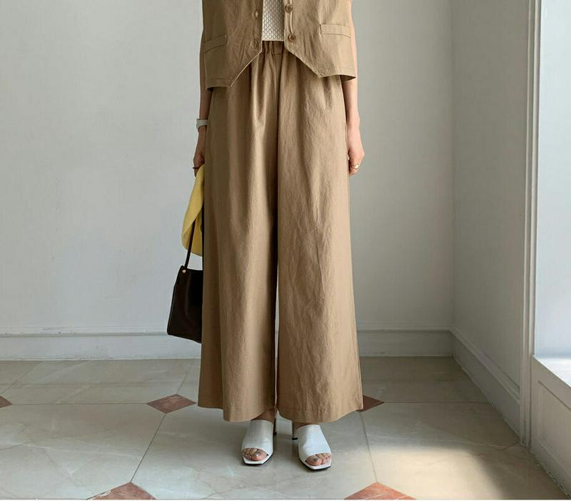 ポケットワイドパンツ・全3色・t55777 レディース【pt】【パンツ ズボン ロングパンツ ワイドパンツ ワイド ハイウエスト