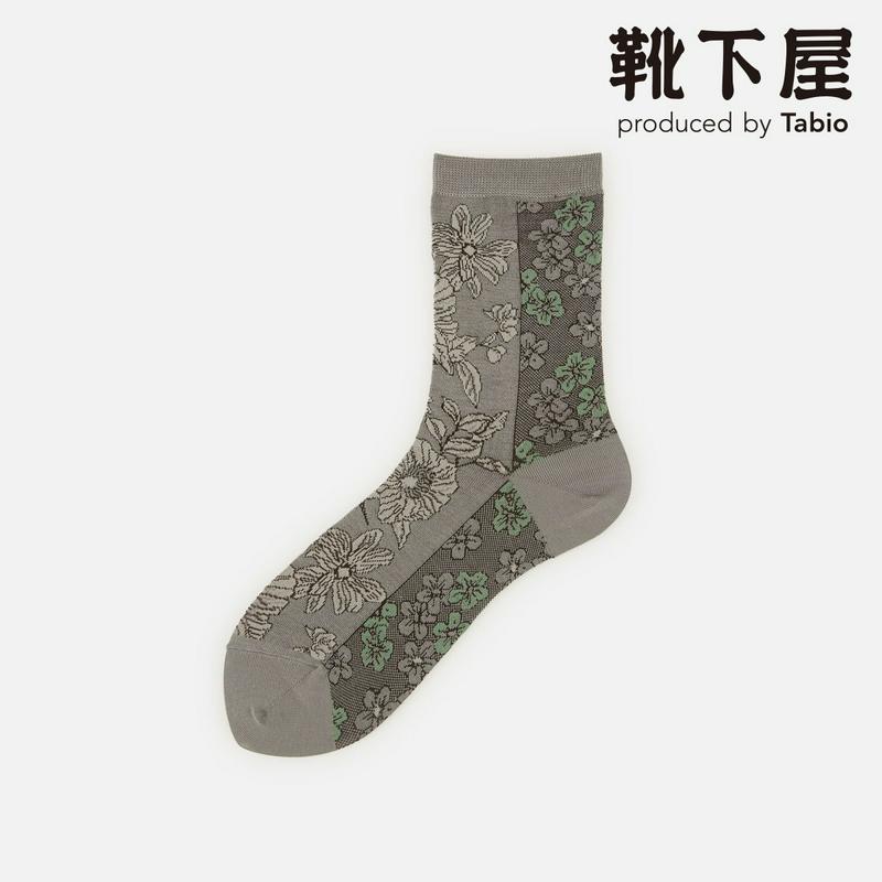 【あす楽】【Tabio】 マルチフラワーソックス / 靴下屋 靴下 タビオ くつ下 レディース 日本製 2106ka
