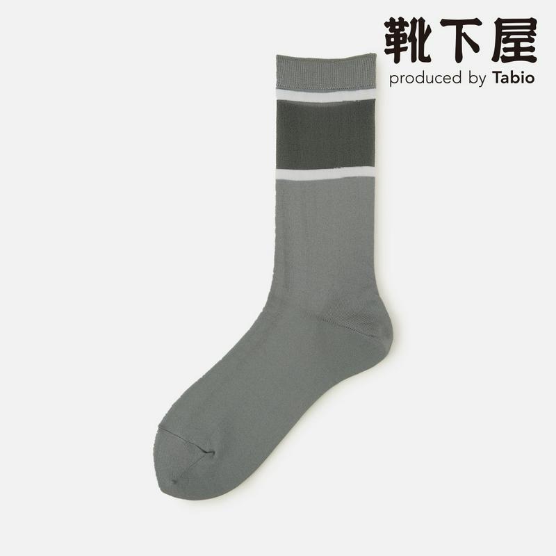 【あす楽】【靴下屋】 シアー切り替えスリーク / 靴下 タビオ Tabio くつ下 レディース 日本製