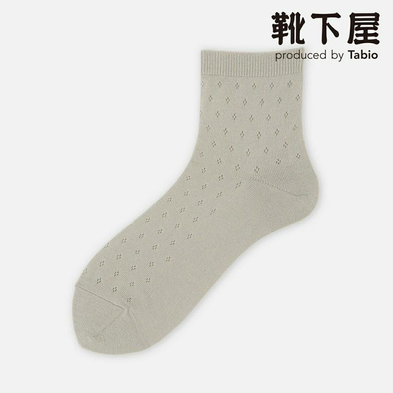 【全品送料無料★〜6/11 23:59迄】【あす楽】【靴下屋】 プチメッシュショートソックス / 靴下 タビオ Tabio くつ下 ショート レディース 日本製