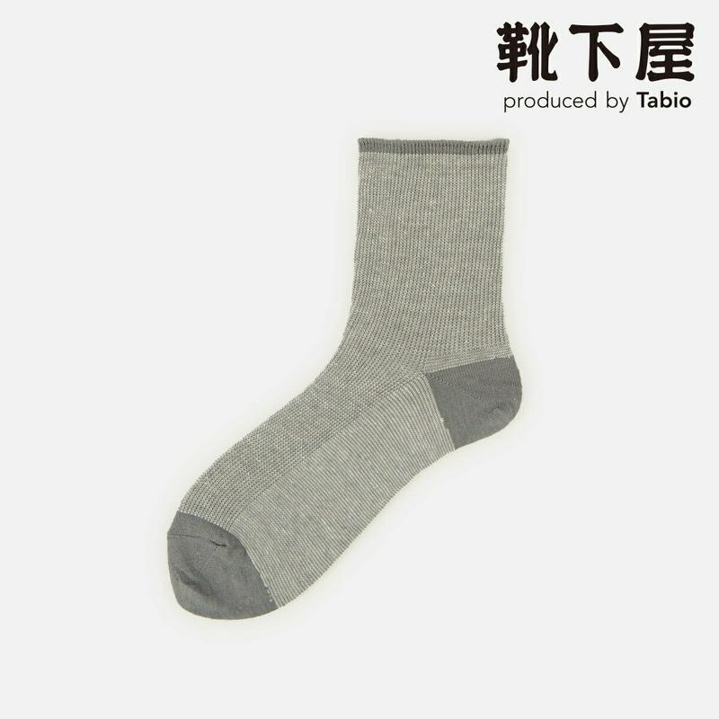 【あす楽】【Tabio】 リネン両口1×1リブショートソックス / 靴下屋 靴下 タビオ くつ下 ショート レディース 日本製