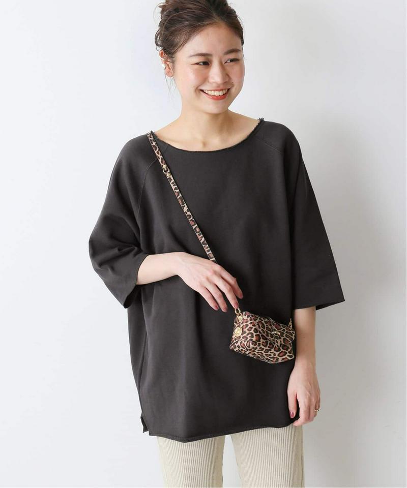 カットオフオーバーサイズスウェットTシャツ◆（JOURNAL STANDARD relume）