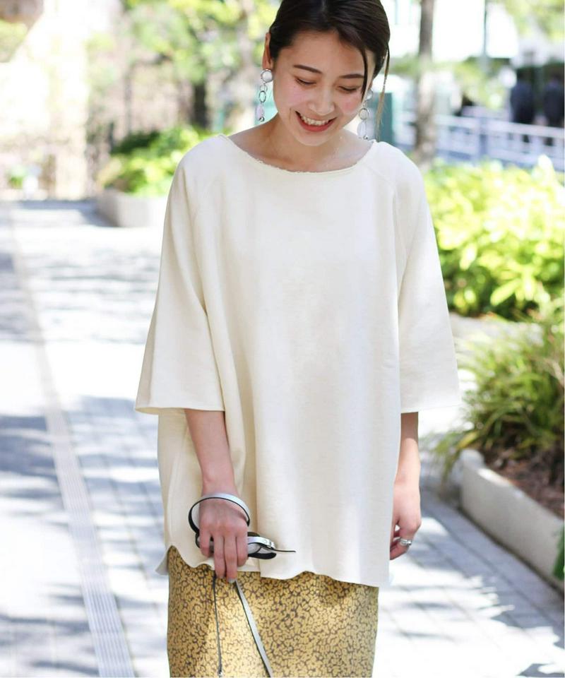 カットオフオーバーサイズスウェットTシャツ◆（JOURNAL STANDARD relume）