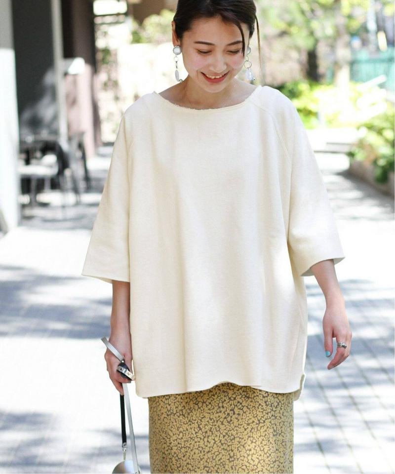 カットオフオーバーサイズスウェットTシャツ◆（JOURNAL STANDARD relume）