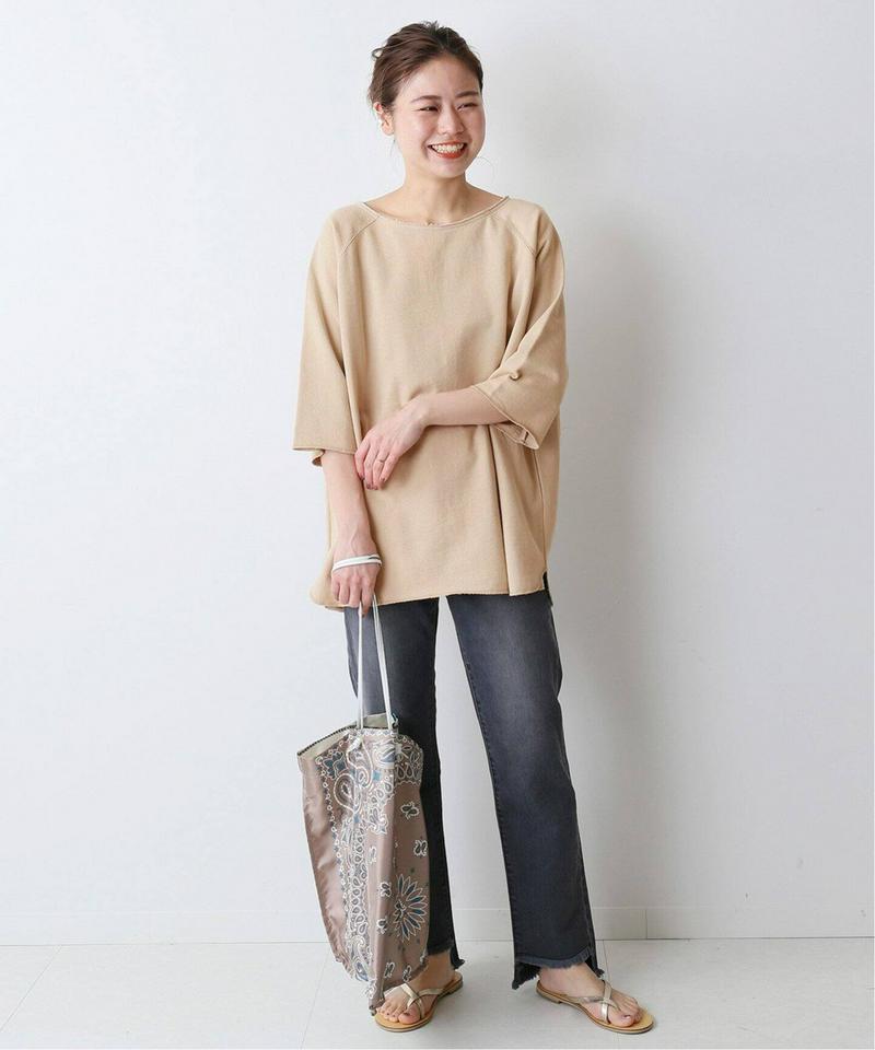 カットオフオーバーサイズスウェットTシャツ◆（JOURNAL STANDARD relume）