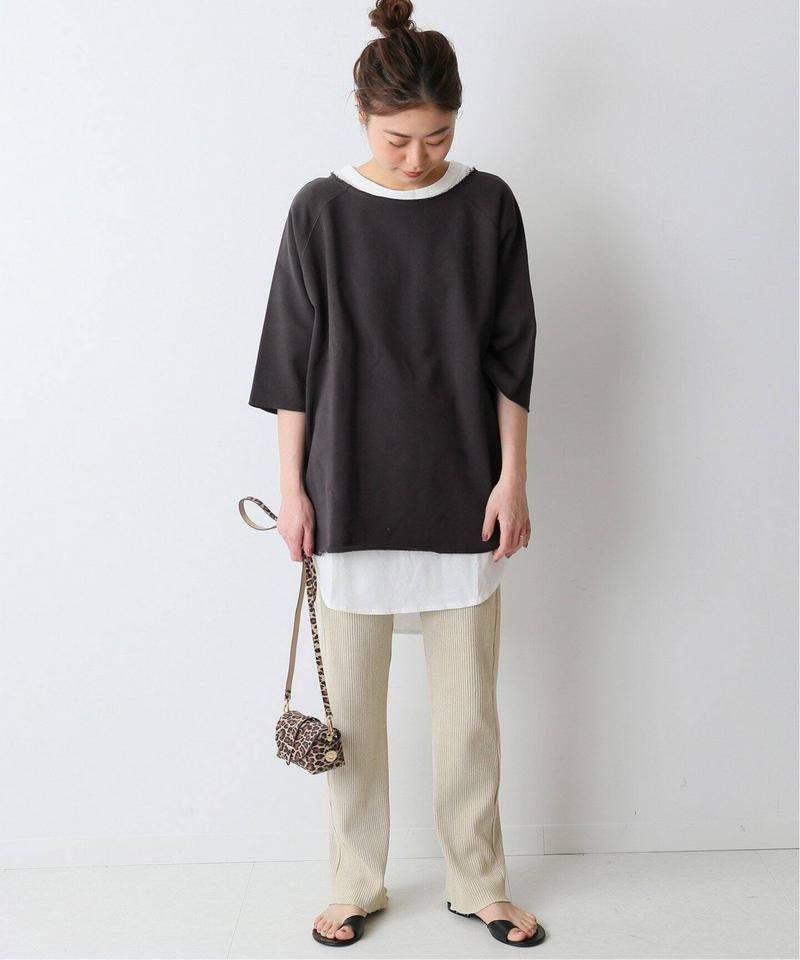 カットオフオーバーサイズスウェットTシャツ◆（JOURNAL STANDARD relume）