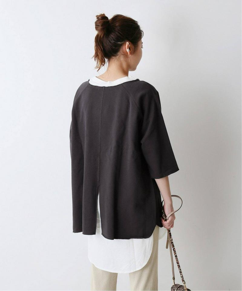 カットオフオーバーサイズスウェットTシャツ◆（JOURNAL STANDARD relume）