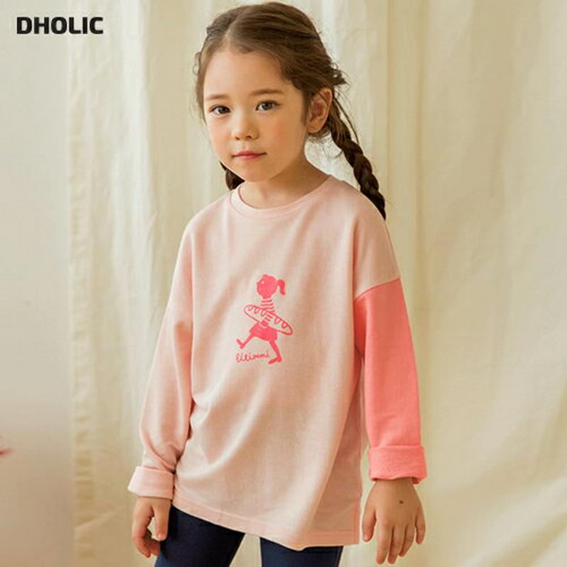 baguetteプリントTシャツ(ピンク) p000973 キッズ 【3~8才】【tops】【韓国 ファッション トップス Tシ
