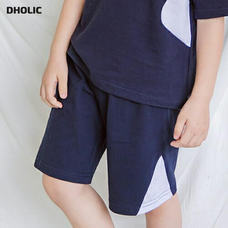 メッシュポイントハーフパンツ・p001205 キッズ【3~8才】【pt】【ハーフパンツ パンツ ズボン ボトムス 半ズボン メッシュ カジュアル スポーティー ラフ 女の子 男の子 子供 こども 子供服 こども服】【KIDS】