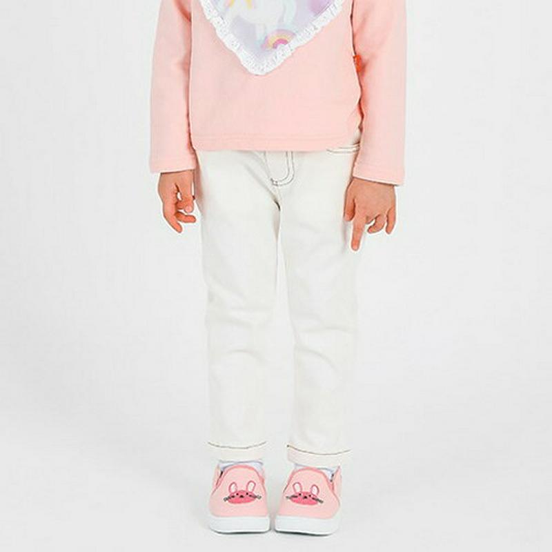 ステッチラインパンツ・p001256 キッズ【3~8才】【pt】【パンツ ロングパンツ ズボン ボトムス ステッチ ラインパンツ カジュアル 単色 シンプル 女の子 男の子 子供 こども 子供服 こども服】【KIDS】