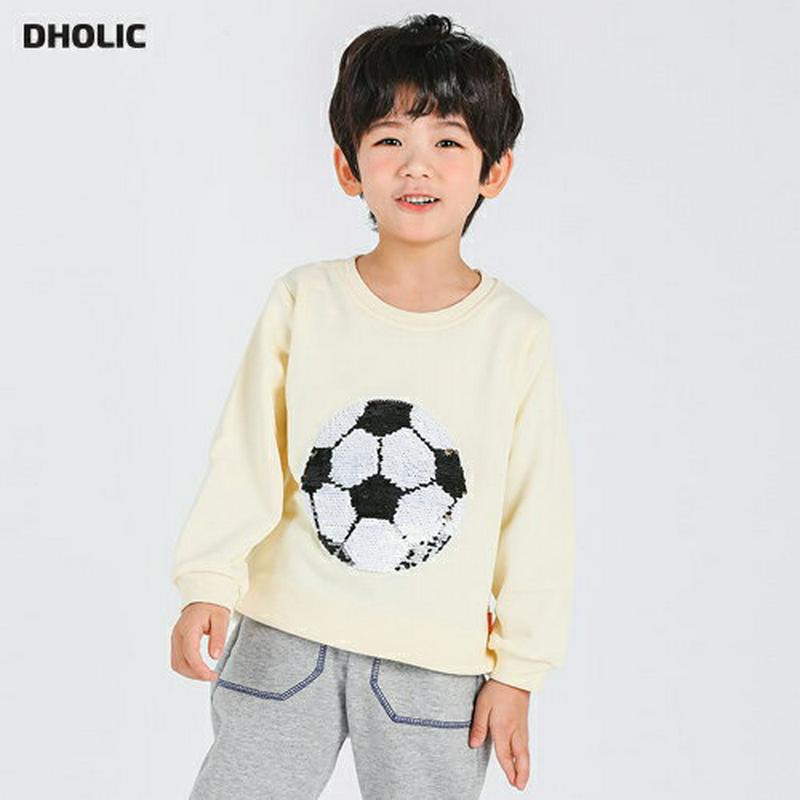 サッカースパンコールスウェット・p001271 キッズ【3~8才】【tops】【トップス スウェット 長袖 スパンコール サッカーボール サッカー カジュアル かわいい 男の子 女の子 子供 こども 子供服 こども服】【KIDS】