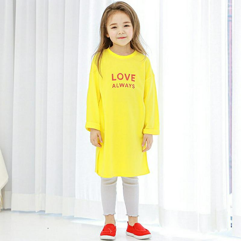 love上下SET(イエロー) p001236 キッズ 【3~8才】【SET】【韓国 ファッション セット Tシャツ カットソー