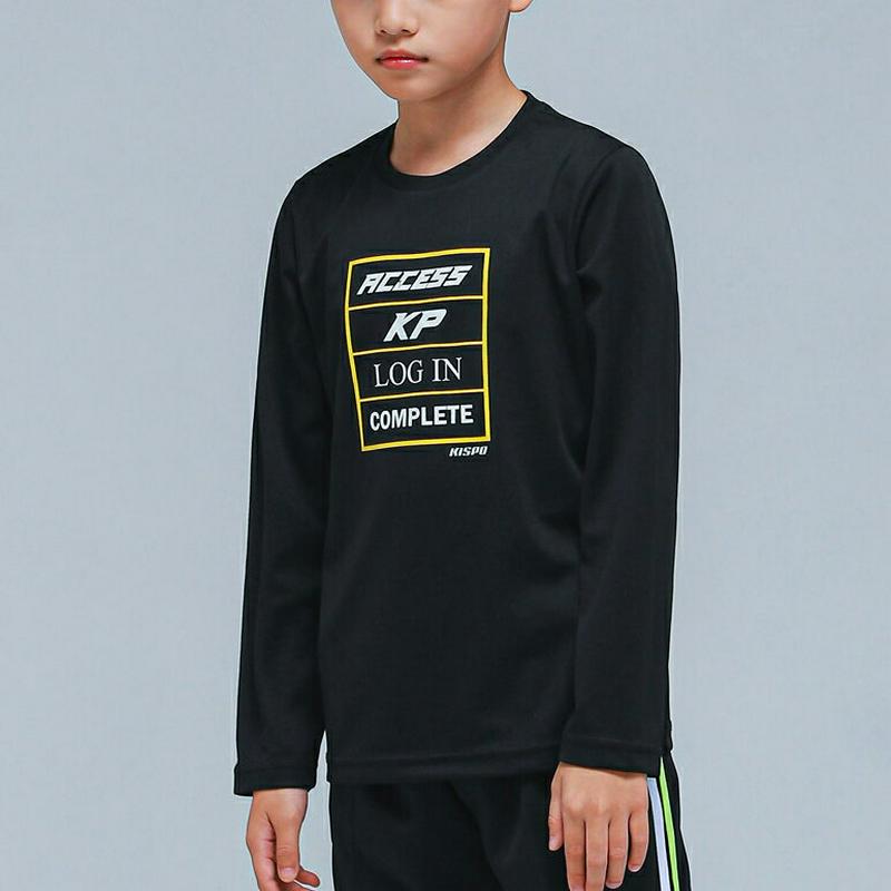 NT03スクエアプリントTシャツ(ダークネイビー)・p000844 キッズ【9~17才】【tops】【トップス Tシャツ 長袖 