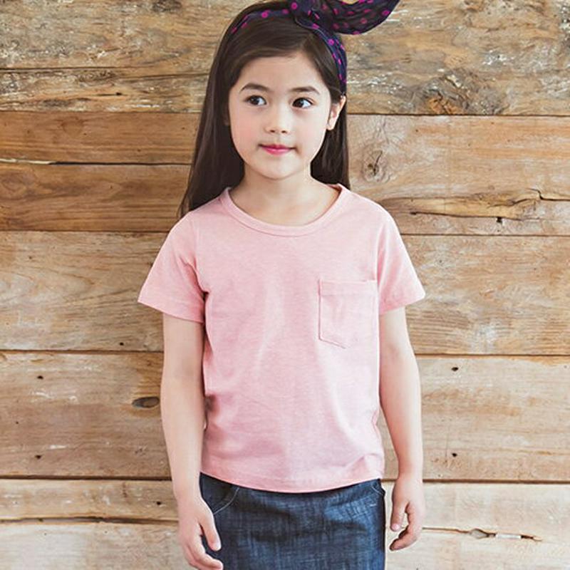 ポケット半袖Tシャツ(ジュニア)・p001074 キッズ【9~17才】【tops】【トップス Tシャツ 半袖 ハーフスリーブ 単色 無地 シンプル ベーシック カジュアル 女の子 男の子 子供 こども 子供服 こども服】【KIDS】