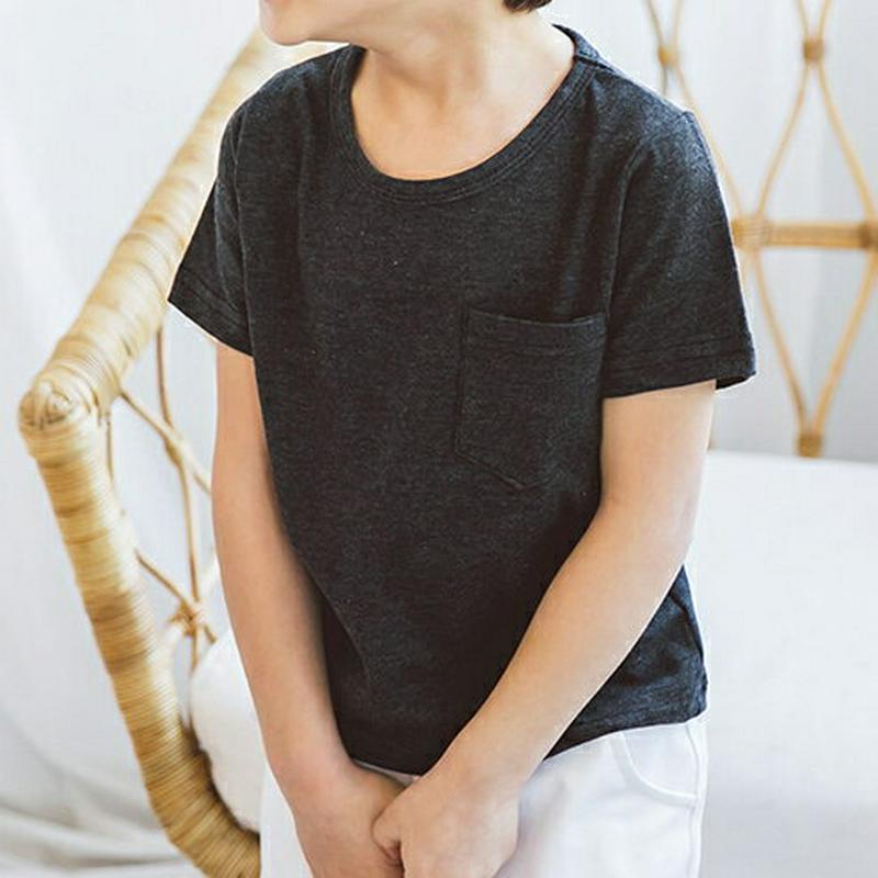 ポケット半袖Tシャツ(ジュニア)・p001074 キッズ【9~17才】【tops】【トップス Tシャツ 半袖 ハーフスリーブ 単色 無地 シンプル ベーシック カジュアル 女の子 男の子 子供 こども 子供服 こども服】【KIDS】
