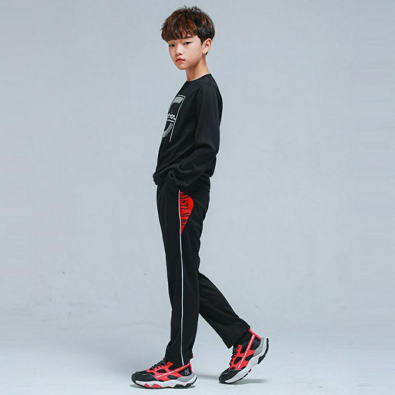 NS03トレーニング上下SET(ブラック)・p000995 キッズ【9~17才】【set】【セット トップス Tシャツ ロングパ