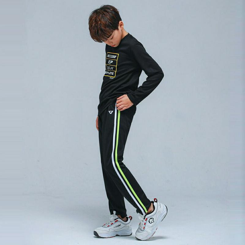 NS06トレーニング上下SET(ブラック)・p000982 キッズ【9~17才】【set】【セット トップス Tシャツ ロングパ