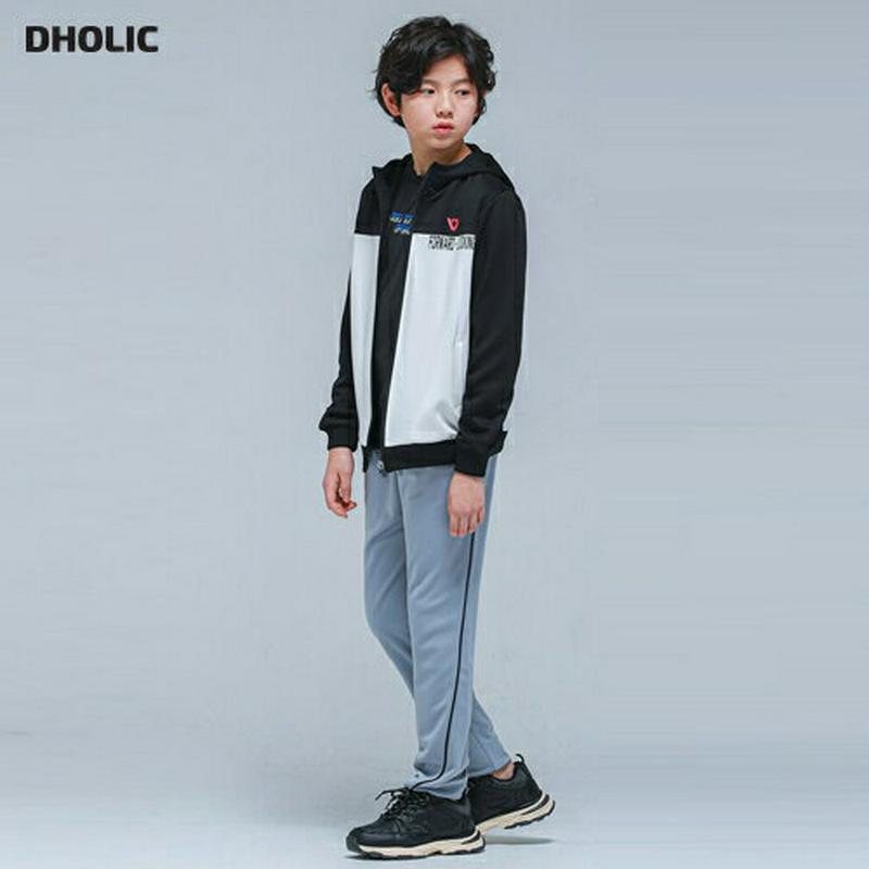 NS10フードトレーニング上下SET(ブラックグレー)・p000908 キッズ【9~17才】【set】【セット トップス Tシャ
