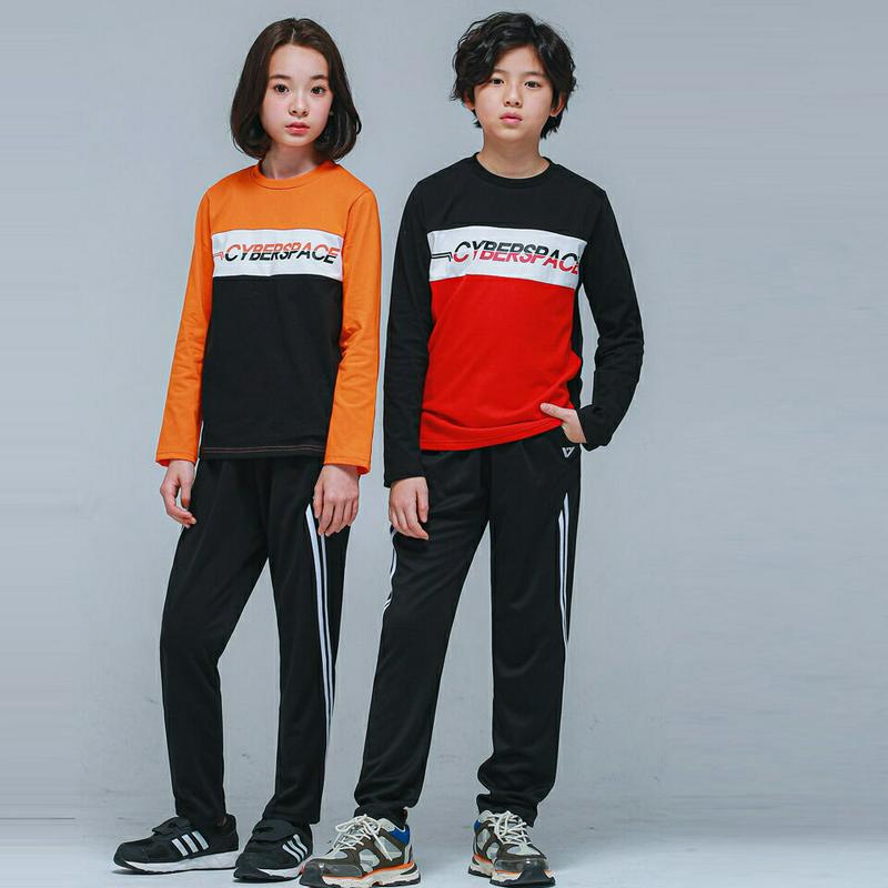 NS36トレーニング上下SET(ブラック)・p001005 キッズ【9~17才】【set】【セット トップス Tシャツ ロングパ