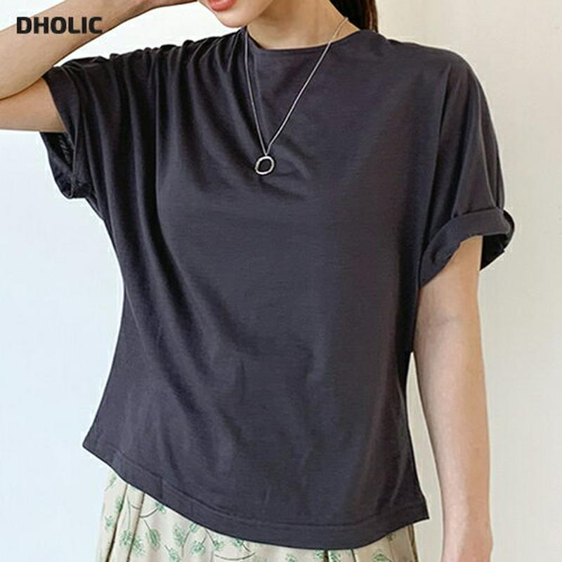 バックリボンTシャツ・全4色・b61769 レディース【tops】【トップス Tシャツ 半袖 ハーフスリーブ バックリボン リボ