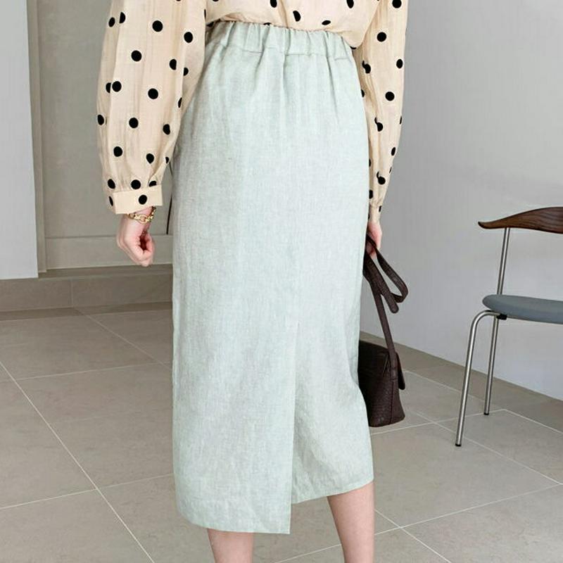 フラップスカート・全3色・t55850 レディース【sk】【スカート ミディアムスカート ミディ丈 フラップ Hライン スリット