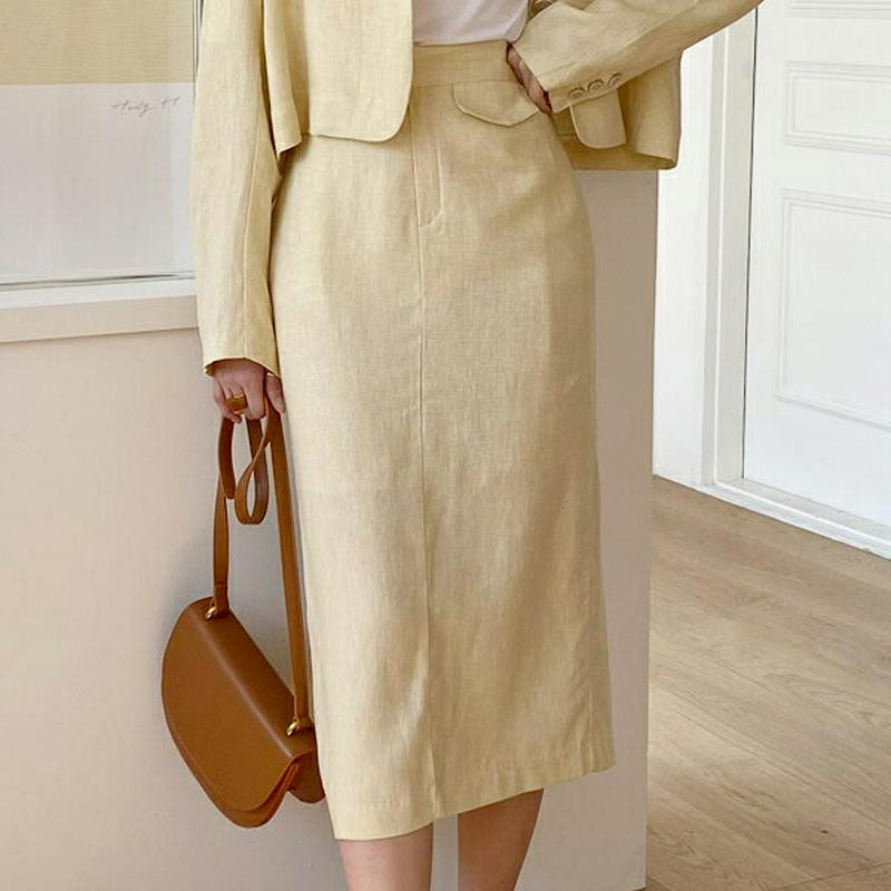 【送料無料】クロップドジャケット&フラップスカートSET・全3色・t55848 レディース【ops】【アウター ジャケット クロ