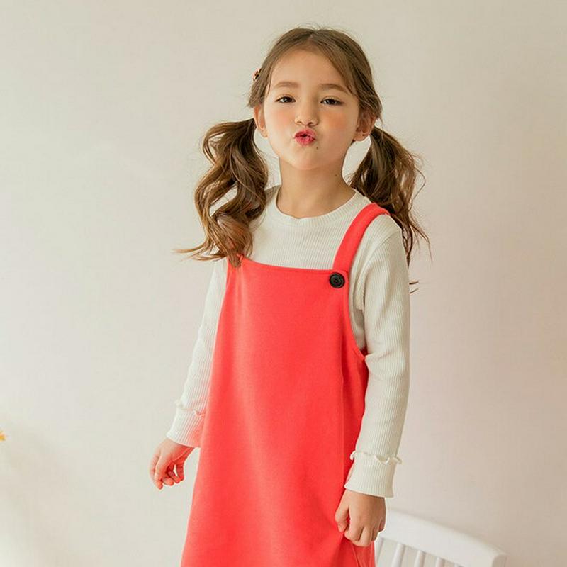 メロウヘムリブTシャツ(ホワイト)・p000962 キッズ【3~8才】【tops】【トップス Tシャツ リブトップス リブ メロ