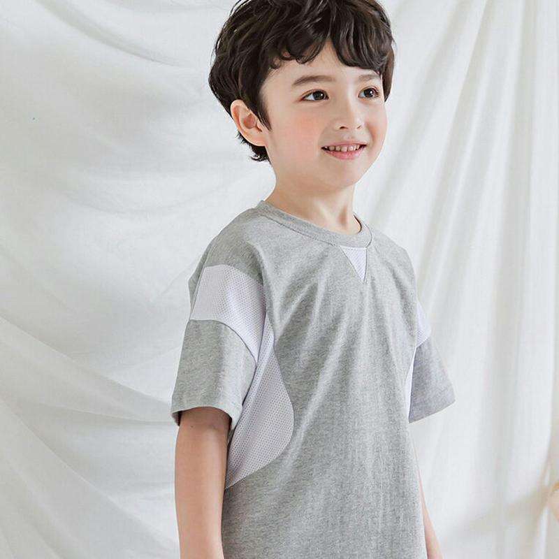 メッシュポイントTシャツ・p001088 キッズ【3~8才】【tops】【トップス Tシャツ 半袖 ハーフスリーブ メッシュ カジュアル スポーティー 男の子 女の子 子供 こども 子供服 こども服】【KIDS】