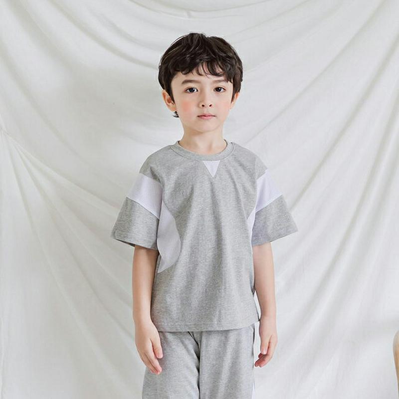 メッシュポイントTシャツ・p001088 キッズ【3~8才】【tops】【トップス Tシャツ 半袖 ハーフスリーブ メッシュ カジュアル スポーティー 男の子 女の子 子供 こども 子供服 こども服】【KIDS】