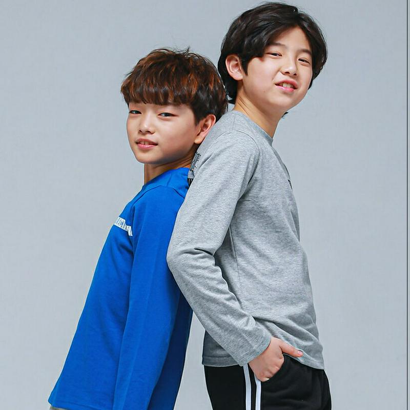 KPレタリングTシャツ・p000895 キッズ【9~17才】【tops】【トップス Tシャツ　ロンT 長袖 レタリング ロゴ カ