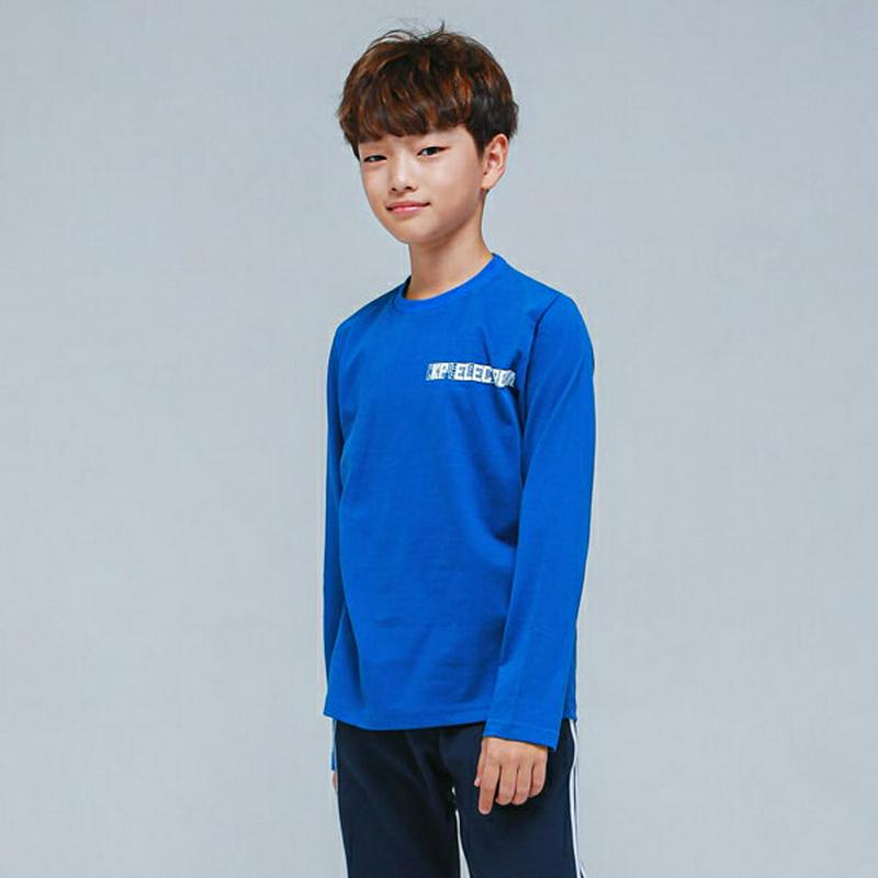 KPレタリングTシャツ・p000895 キッズ【9~17才】【tops】【トップス Tシャツ　ロンT 長袖 レタリング ロゴ カ